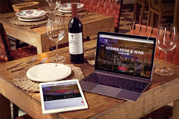 Website design mockup