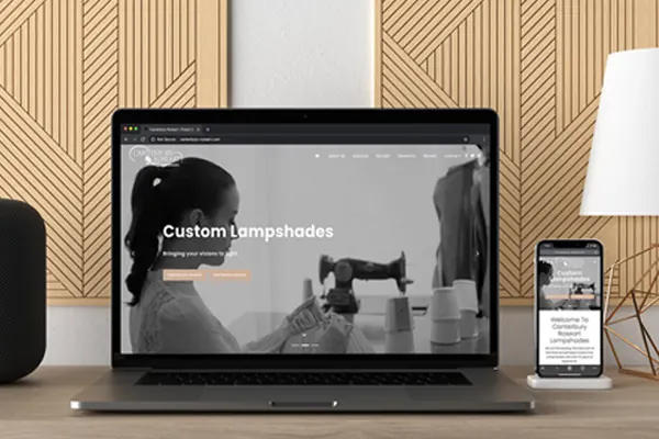 Canterbury Rose Art website design